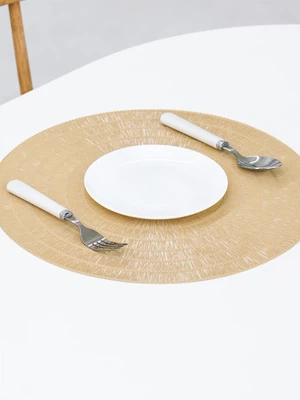 위빙 원형 테이블 매트 38 cm