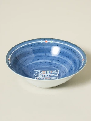 일본제 미노야키 심해 깊은접시(약14 cm)