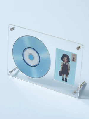 탁상용 아크릴 포토 카드＆CD 보관 액자 22 X 15 cm