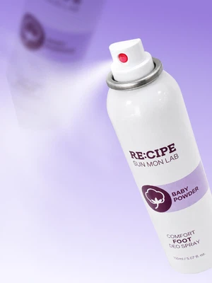 [풋 데오]레시피선몬랩 컴포트 풋 데오 스프레이 베이비파우더 150 ml
