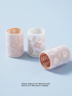 디즈니 베이커리 푸 헤어롤 45 mm 3개입