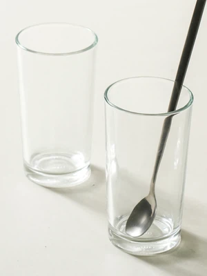 일자 유리컵 세트 250 ml 2개입