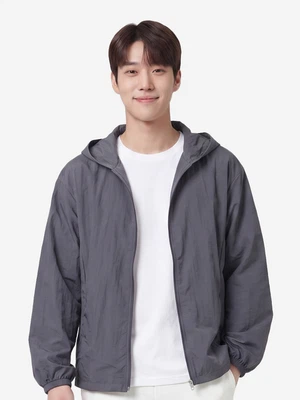 나일론후드집업바람막이 2XL 차콜