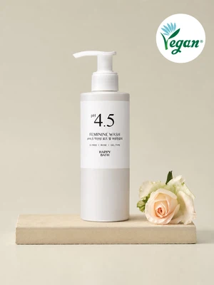 해피바스 pH4.5 약산성 젤 여성 청결제 200 g 로즈 향