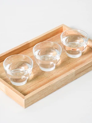 기본 유리 술잔 세트 70 ml 3개입
