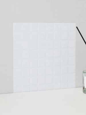 데코 타일 무늬 시트지 20 X 20 cm 화이트