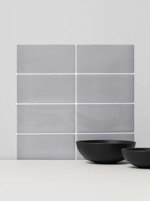 데코 타일 무늬 시트지 20 X 20 cm 그레이