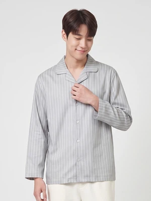 [공용] 소프트 스판 사계절 파자마 상의 XL 카키