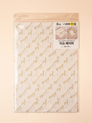 티슈 페이퍼 50 X 70 cm 8매입 패턴