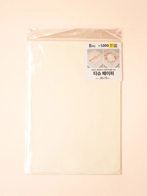티슈 페이퍼 50 X 70 cm 8매입 솔리드