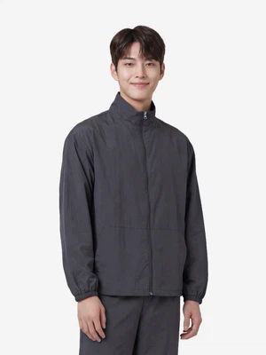 나일론 집업 바람막이 XL 차콜