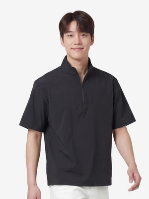 나일론스판 하프집(L)(블랙)