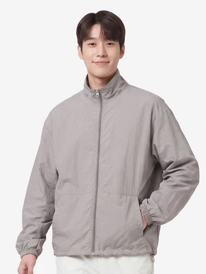 나일론집업바람막이 M 웜그레이