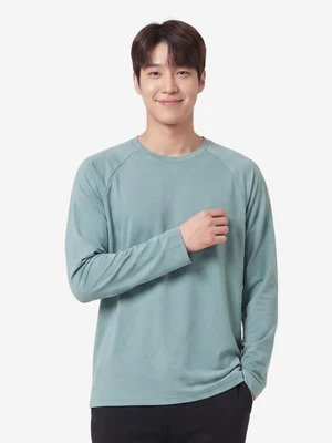 소로나 라글란 긴팔 티 L 그린