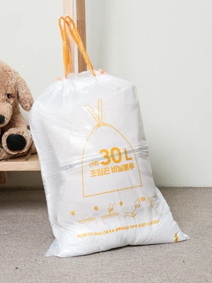 조임끈 비닐봉투 30 L 60매입