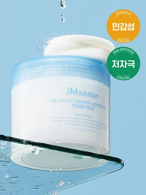 [잠금 보습]제이엠솔루션 더 이펙트 세라마이드 너리싱 토너패드 170 ml 100매입