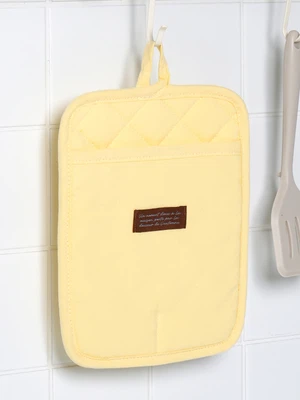 프렌치무드 누빔 주방 장갑 겸용 냄비 받침 23 X 18 cm