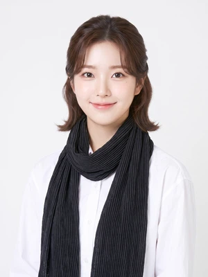 주름 스카프 블랙