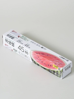 커터 부착 위생랩 25 cm X 45 m