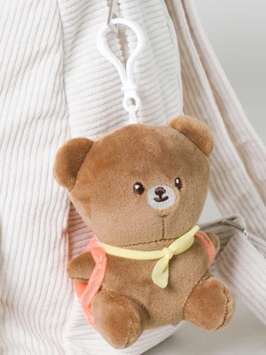 가을이왔어요 가방 멘 곰돌이 걸이인형