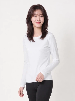 캡 내장 긴팔 티셔츠 L 화이트 