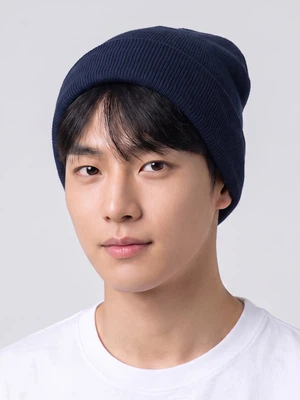 안감 비니 네이비