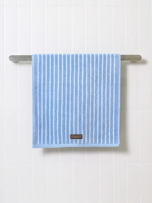 프렌치무드 라벨 포인트 세면 타월 40 X 80 cm 블루