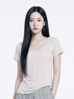 이지웜 여성용 보온 내의 반팔 M