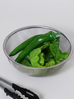 스테인리스 304 메시 채반 원형 19 cm