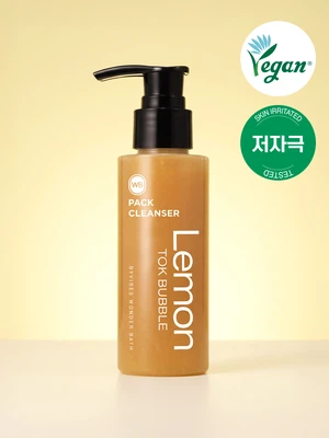 [성한빈 PICK]원더바스 레몬톡 버블 팩 클렌저 100 ml