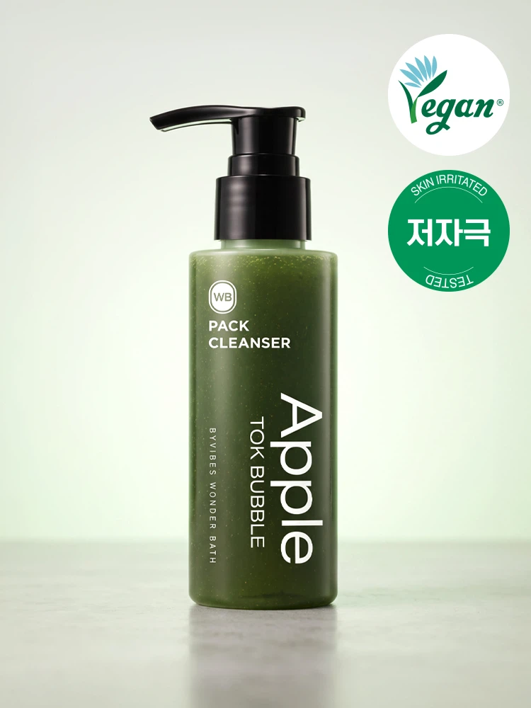 [성한빈 PICK]원더바스 애플톡 버블 팩 클렌저 100 ml