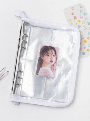 글리터 6공 지퍼 바인더 20매입 80포켓