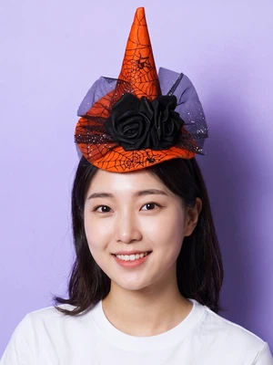 할로윈 마녀 모자 머리띠