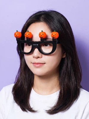 할로윈 호박 LED 안경