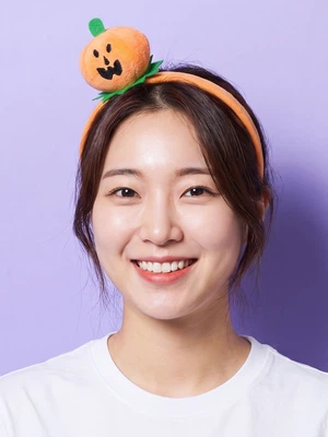 할로윈 호박 머리띠