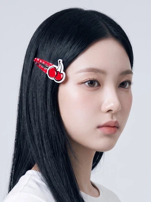 키르시 체리 똑딱핀 체크