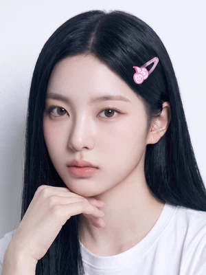 키르시 스마일 체리 똑딱핀 핑크