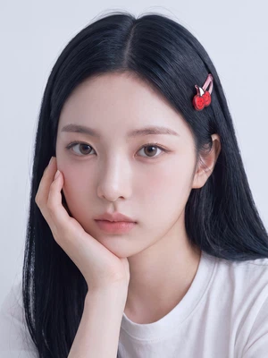 키르시 스마일 체리 똑딱핀 레드