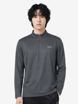 HEAD 긴팔 하프 집업 M/L/XL 딥그레이
